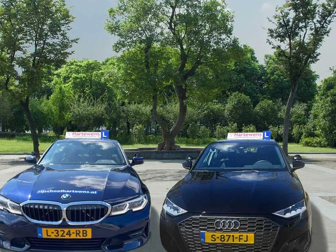 Audi A3 lesauto van Rijschool Hartewens